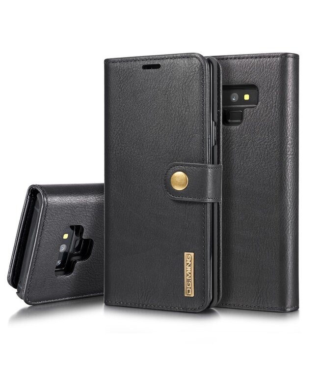 DG.Ming DG.Ming Zwart Bookcase Hoesje voor de Samsung Galaxy Note 9