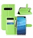 Groen Bookcase Hoesje voor de Samsung Galaxy S10 Plus