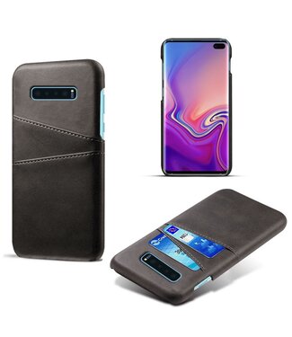 Zwart Hardcase Hoesje Samsung Galaxy S10 Plus