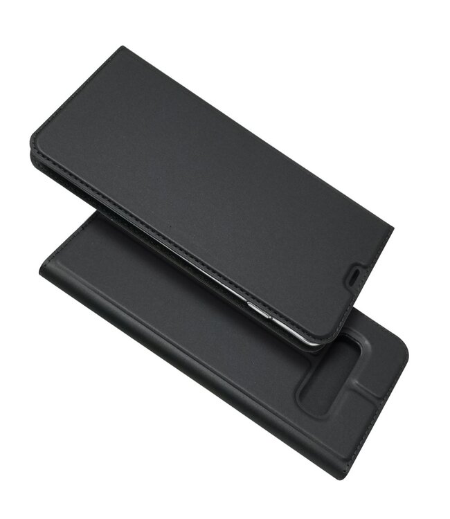 Zwart Bookcase Hoesje voor de Samsung Galaxy S10 Plus