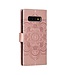 Rose Goud Mandala Bookcase Hoesje voor de Samsung Galaxy S10 Plus