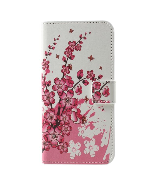 Roze Bloesem Bookcase Hoesje voor de Samsung Galaxy S10e