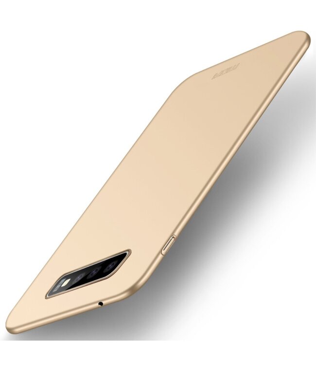 Mofi Mofi Goud Hardcase Hoesje voor de Samsung Galaxy S10