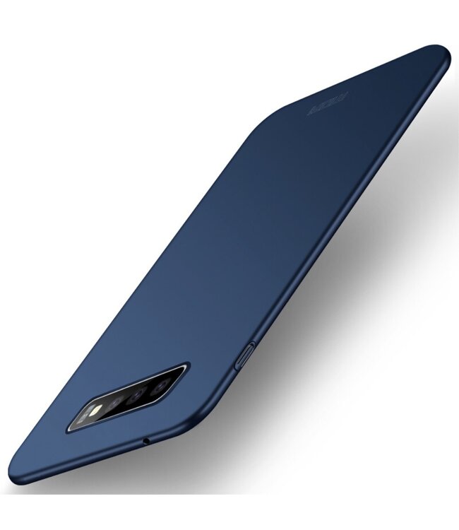 Mofi Mofi Blauw Hardcase Hoesje voor de Samsung Galaxy S10