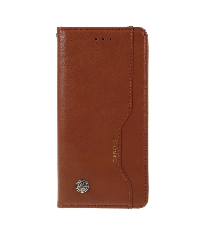 Bruin Bookcase Hoesje voor de OnePlus 7