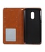 Bruin Bookcase Hoesje voor de OnePlus 7