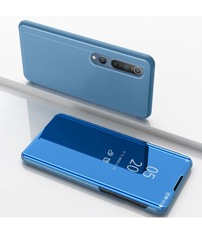 Blauw Spiegel Bookcase Hoesje voor de Xiaomi Mi 10 (Pro)