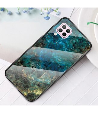 Blauw Topaas Backcover Hoesje Huawei P40 Lite