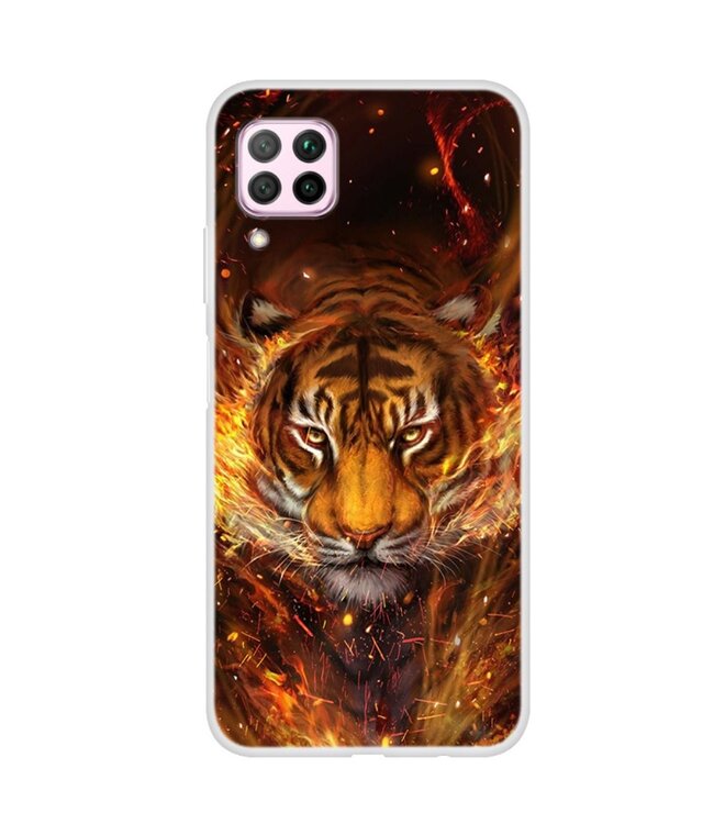 Tijger TPU Hoesje voor de Huawei P40 Lite