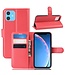 Rood Lychee Bookcase Hoesje voor de iPhone 11