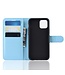 Lichtblauw Lychee Bookcase Hoesje voor de iPhone 11