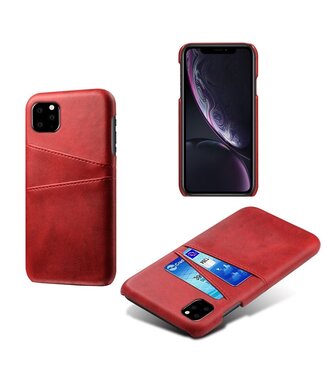 Rood Backcover Hoesje iPhone 11