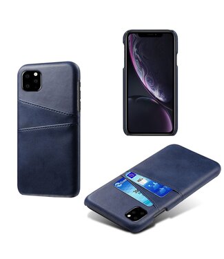 Donkerblauw Backcover Hoesje iPhone 11