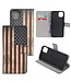 USA Vlag Vintage Bookcase Hoesje voor de iPhone 11