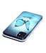 Blauw Vlinder TPU Hoesje voor de iPhone 11