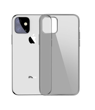 Baseus Transparant/Grijs TPU Hoesje iPhone 11