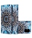 Blauw/Zwart Mandala Bookcase Hoesje voor de iPhone 11