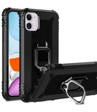 Zwart Hybrid Hoesje iPhone 11