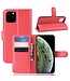 Rood Lychee Bookcase Hoesje voor de iPhone 11 Pro