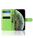 Groen Lychee Bookcase Hoesje voor de iPhone 11 Pro