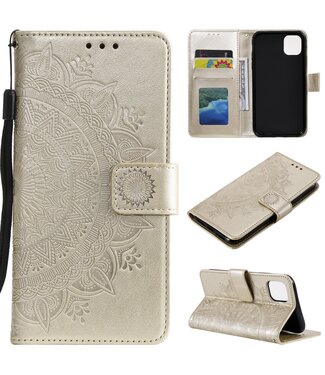 Goud Mandala Bookcase Hoesje iPhone 11 Pro