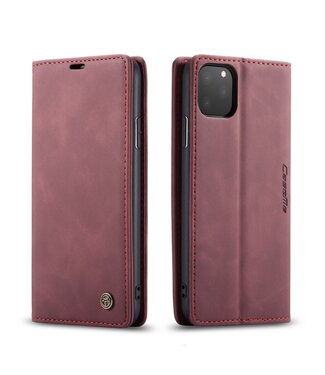 CaseMe Rood Bookcase Hoesje iPhone 11 Pro