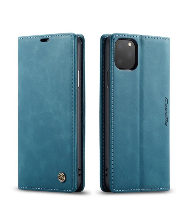 CaseMe Caseme Blauw Bookcase Hoesje voor de iPhone 11 Pro