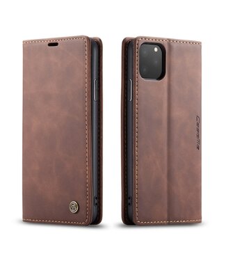 CaseMe Bruin Bookcase Hoesje iPhone 11 Pro