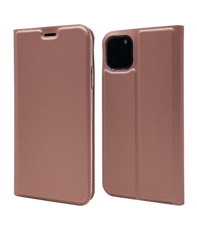 Rosegoud Bookcase Hoesje voor de iPhone 11 Pro