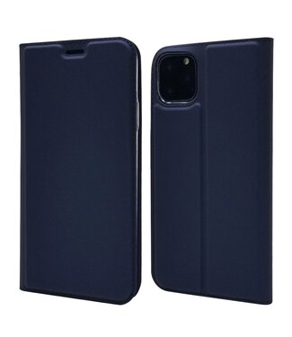 Blauw Bookcase Hoesje iPhone 11 Pro