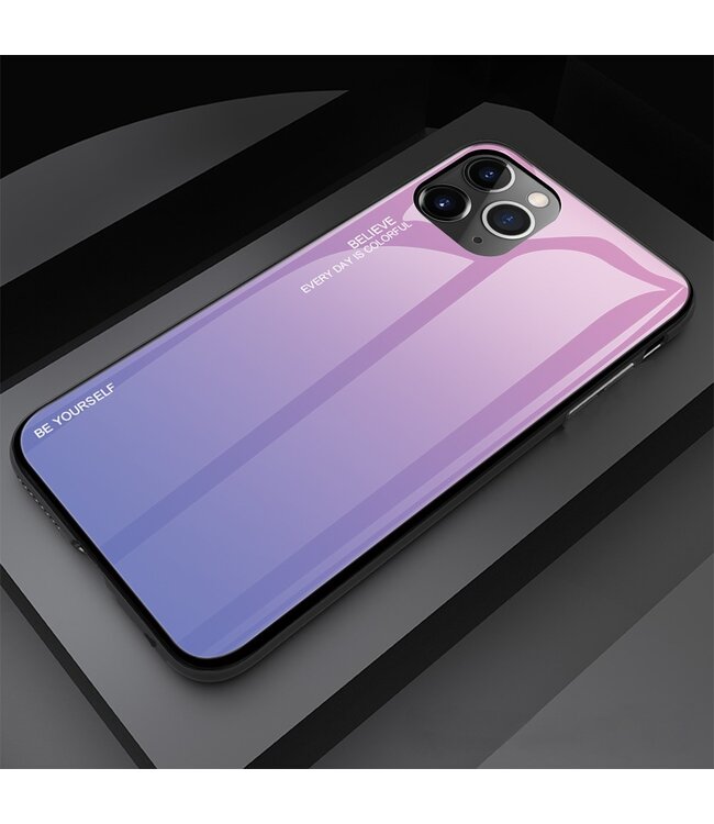 Roze/Lila Backcover Hoesje voor de iPhone 11 Pro