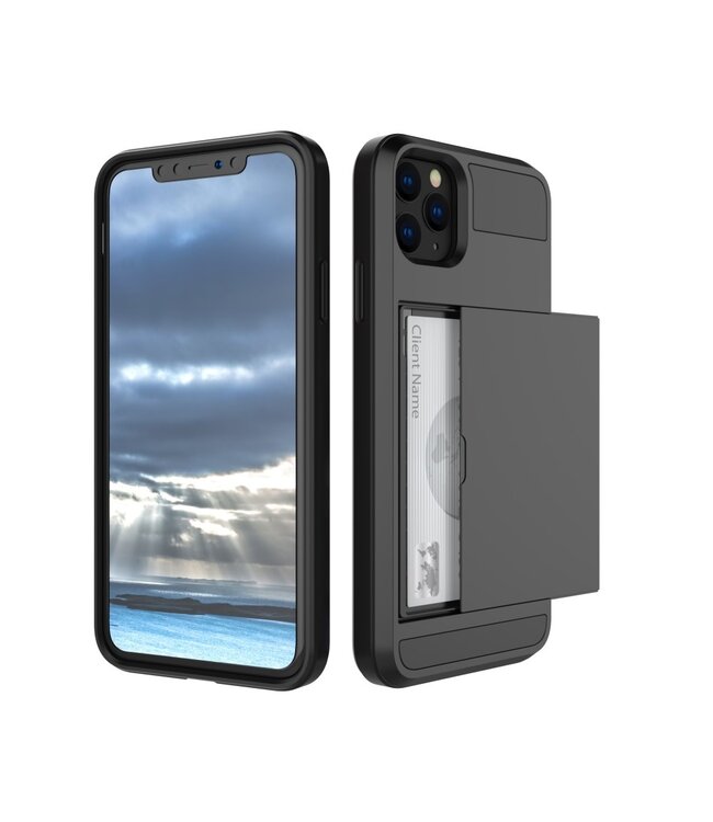 Zwart Hybrid Hoesje voor de iPhone 11 Pro Max