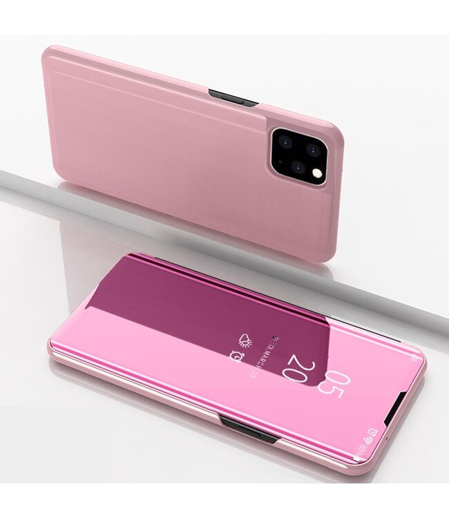 Roze Spiegel Bookcase Hoesje voor de iPhone 11 Pro Max