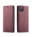 CaseMe Caseme Wijnrood Bookcase Hoesje voor de iPhone 11 Pro Max