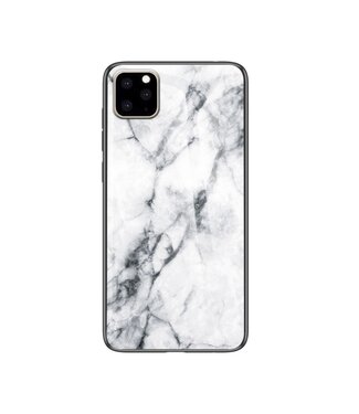 Wit Marmer Backcover Hoesje iPhone 11 Pro Max