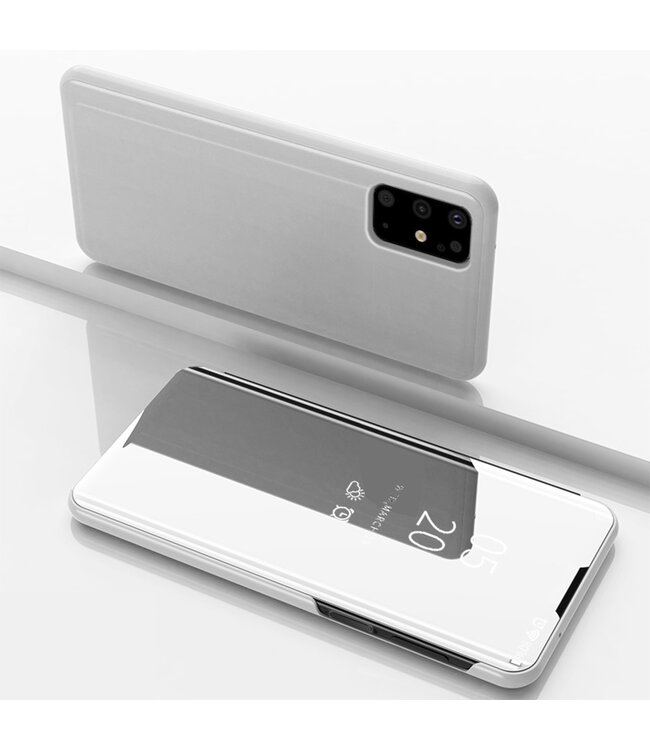 Wit Spiegel Bookcase Hoesje voor de Samsung Galaxy S20 Plus