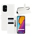 Wit Lychee Bookcase Hoesje voor de Samsung Galaxy S20 Plus