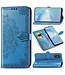 Blauw/Paars Mandala Bookcase Hoesje voor de Samsung Galaxy S20 Plus