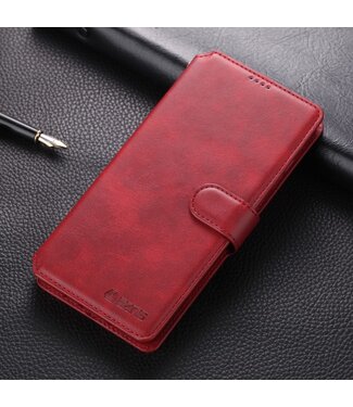 Azns Rood Bookcase Hoesje Samsung Galaxy S20 Plus