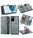 CaseMe Caseme Blauw Vintage Bookcase Hoesje voor de Samsung Galaxy S20 Plus