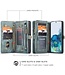 CaseMe Caseme Blauw Vintage Bookcase Hoesje voor de Samsung Galaxy S20 Plus