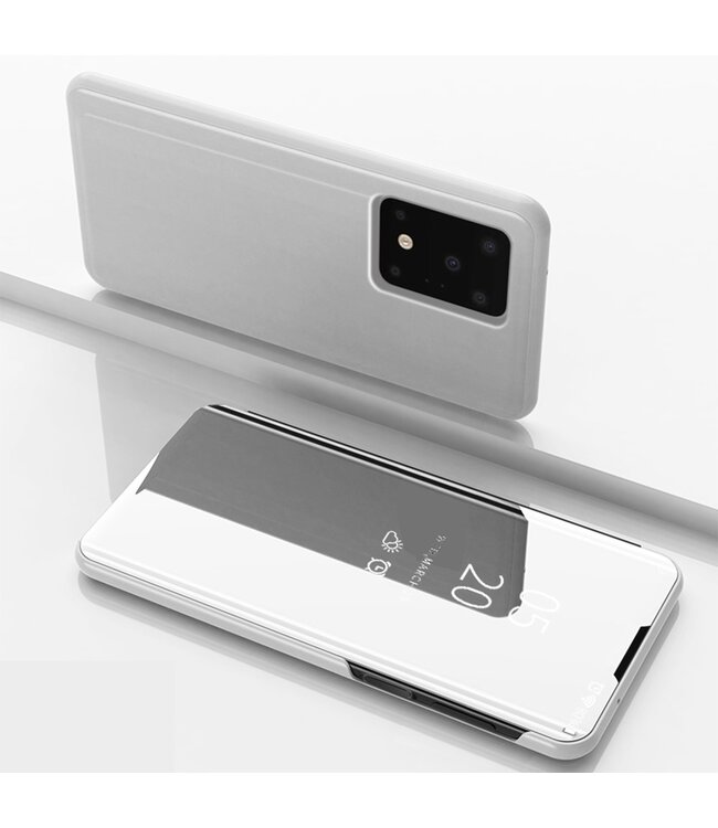 Wit Spiegel Bookcase Hoesje voor de Samsung Galaxy S20 Ultra