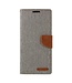 Mercury Mercury Goospery Grijs Canvas Bookcase Hoesje voor de Samsung Galaxy S20 Ultra