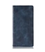 Blauw Vintage Bookcase Hoesje voor de Motorola Moto G8