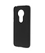 Zwart Hardcase Hoesje voor de Motorola Moto G7 Play