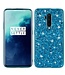 Blauw Glitters Backcover Hoesje voor de OnePlus 7T Pro