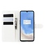 Wit Lychee Bookcase Hoesje voor de OnePlus 7T