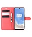 Rood Lychee Bookcase Hoesje voor de OnePlus 7T