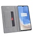 Vili DMX Vili DMX Grijs Stof Bookcase Hoesje voor de OnePlus 7T