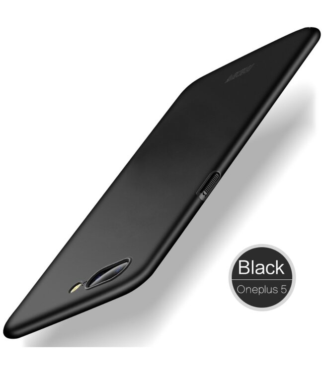 Mofi Mofi Zwart Hardcase Hoesje voor de OnePlus 5